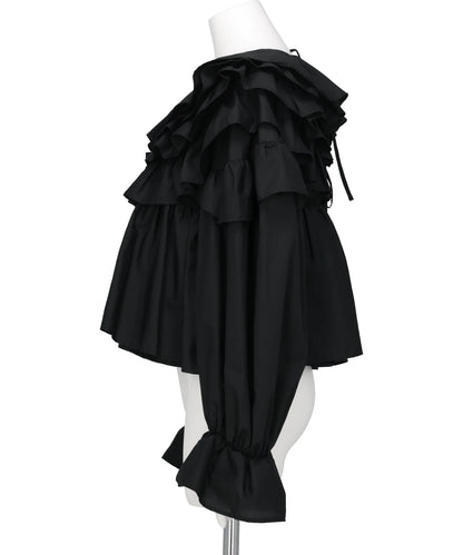 FRILLED VOLUME BLOUSE