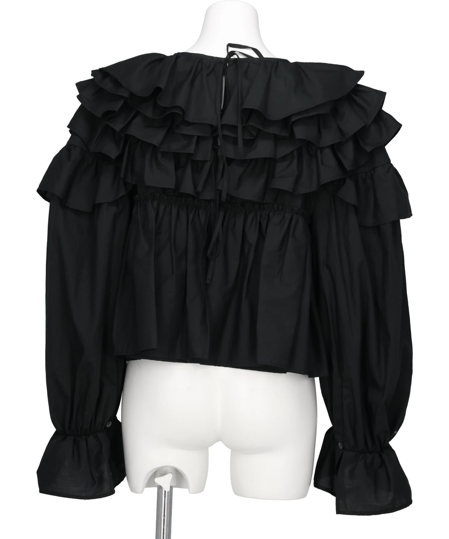 FRILLED VOLUME BLOUSE