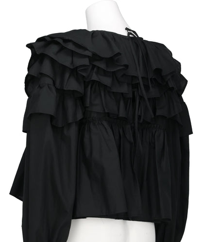 FRILLED VOLUME BLOUSE