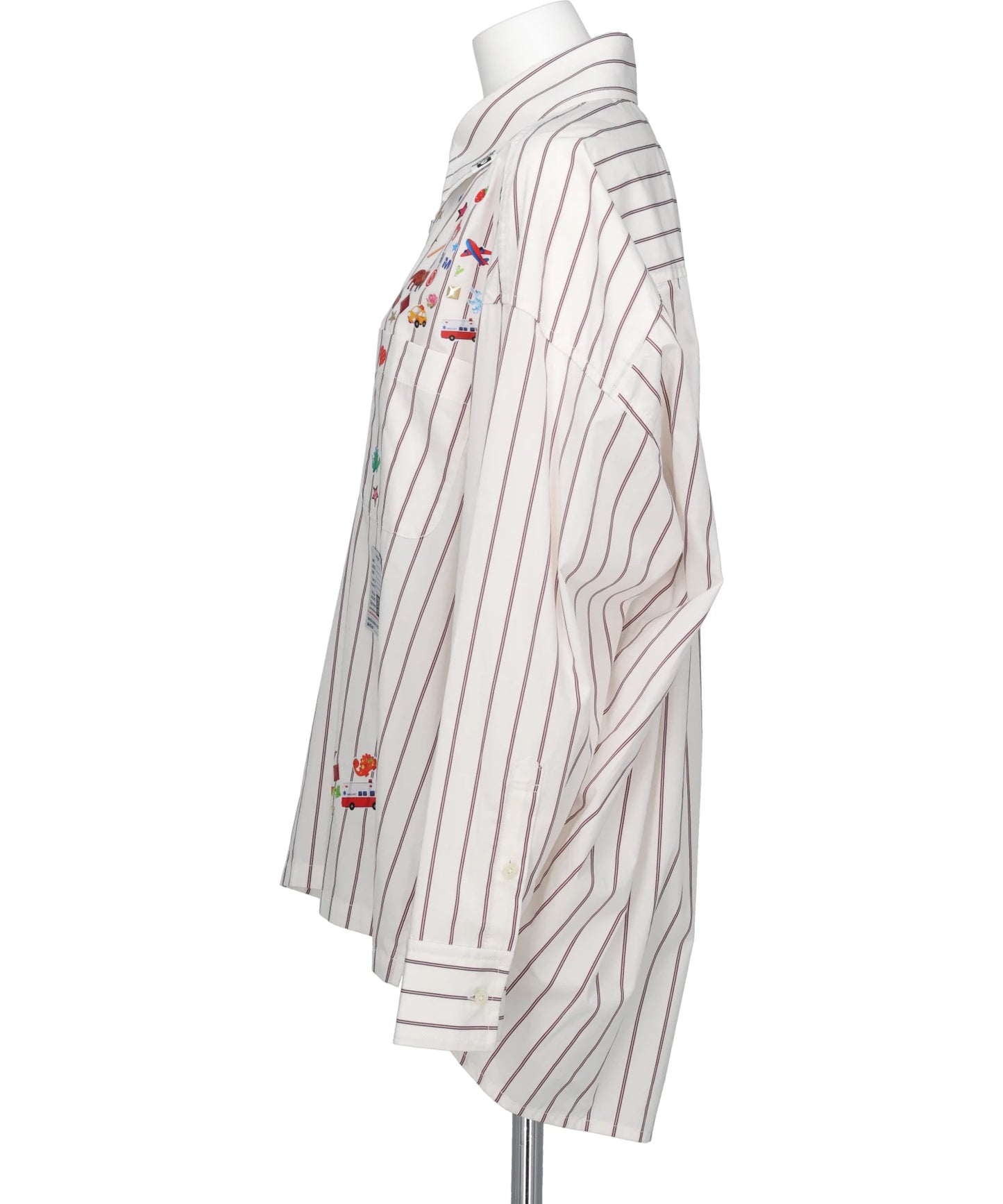 STRIPE SHIRTS WITH KIDS STICKERS
