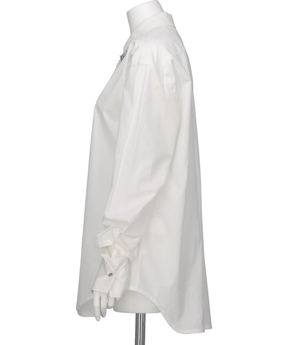 CRYSTAL SILVER TOP LAPEL SHIRT