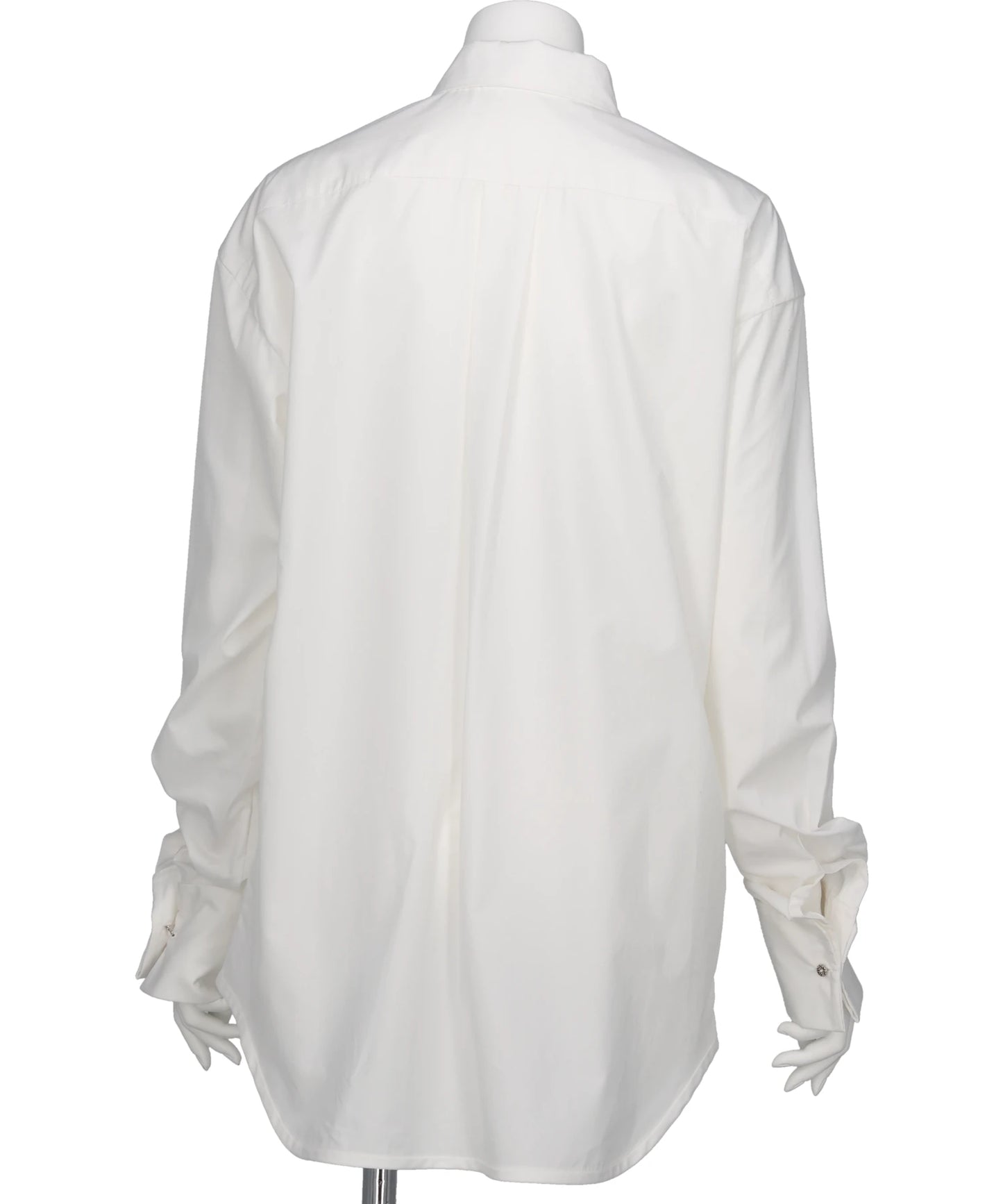 CRYSTAL SILVER TOP LAPEL SHIRT