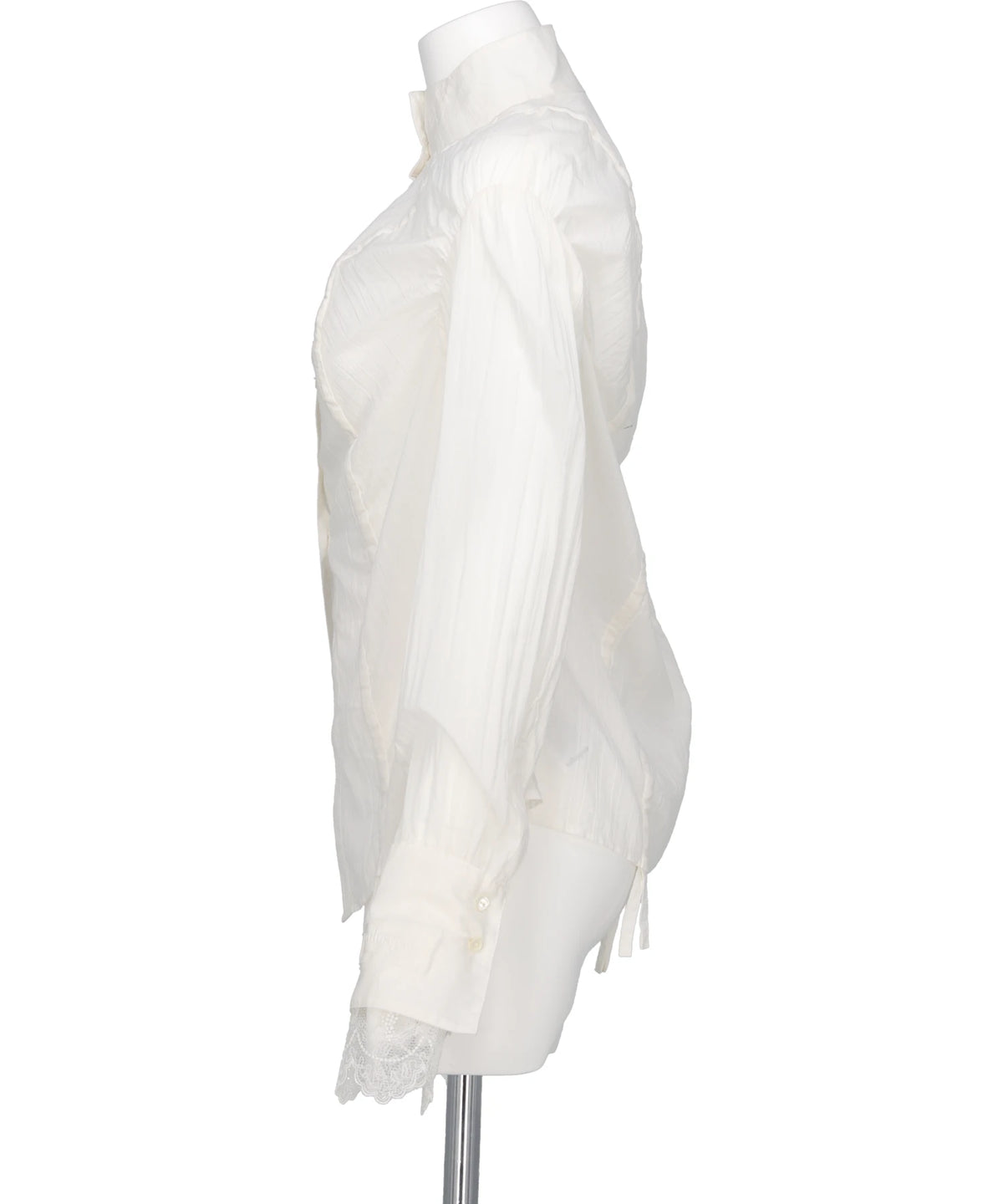 COTTON SHIRRING BLOUSE