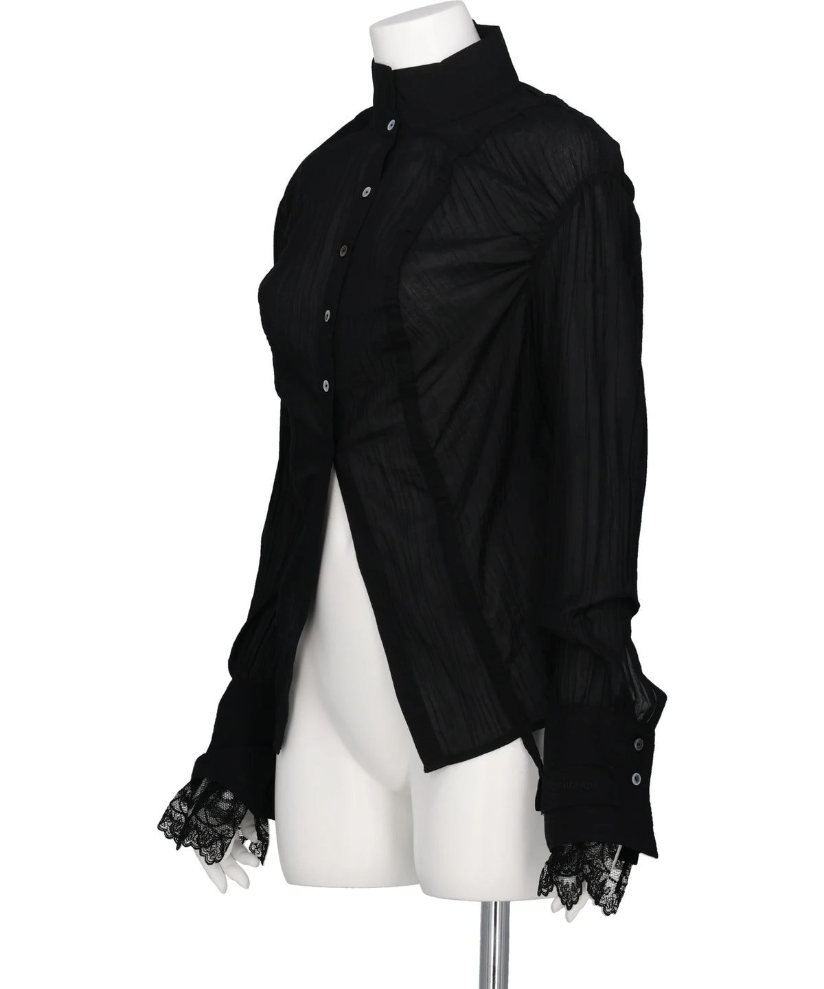 COTTON SHIRRING BLOUSE