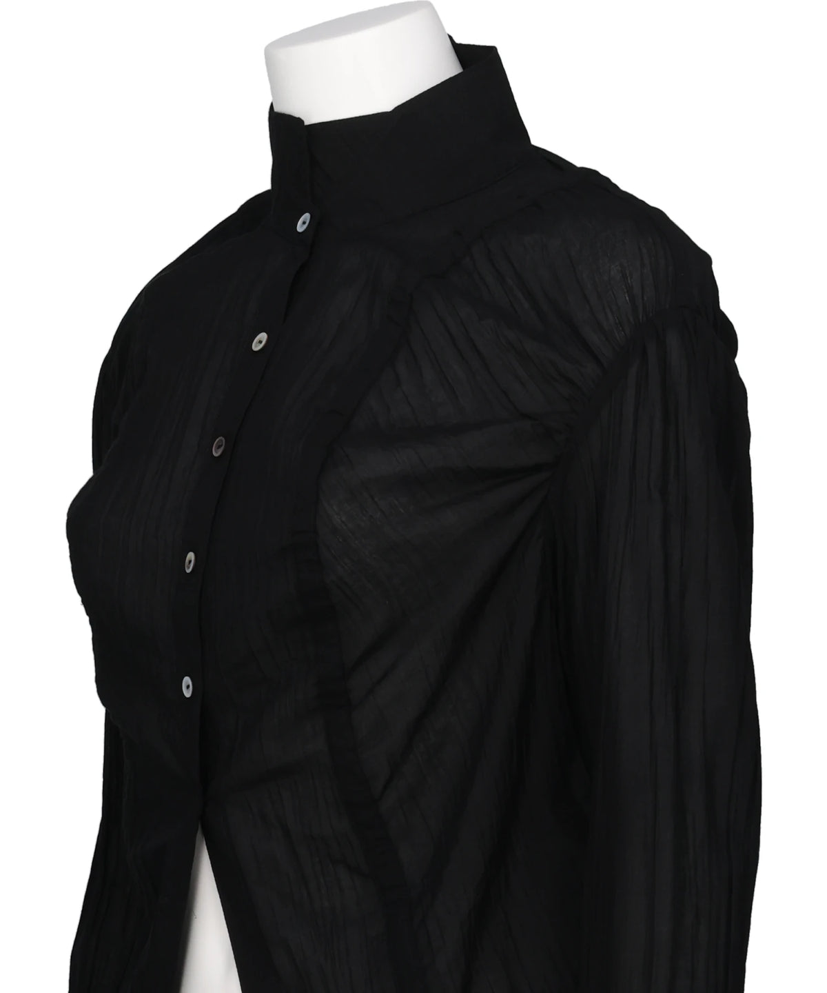 COTTON SHIRRING BLOUSE