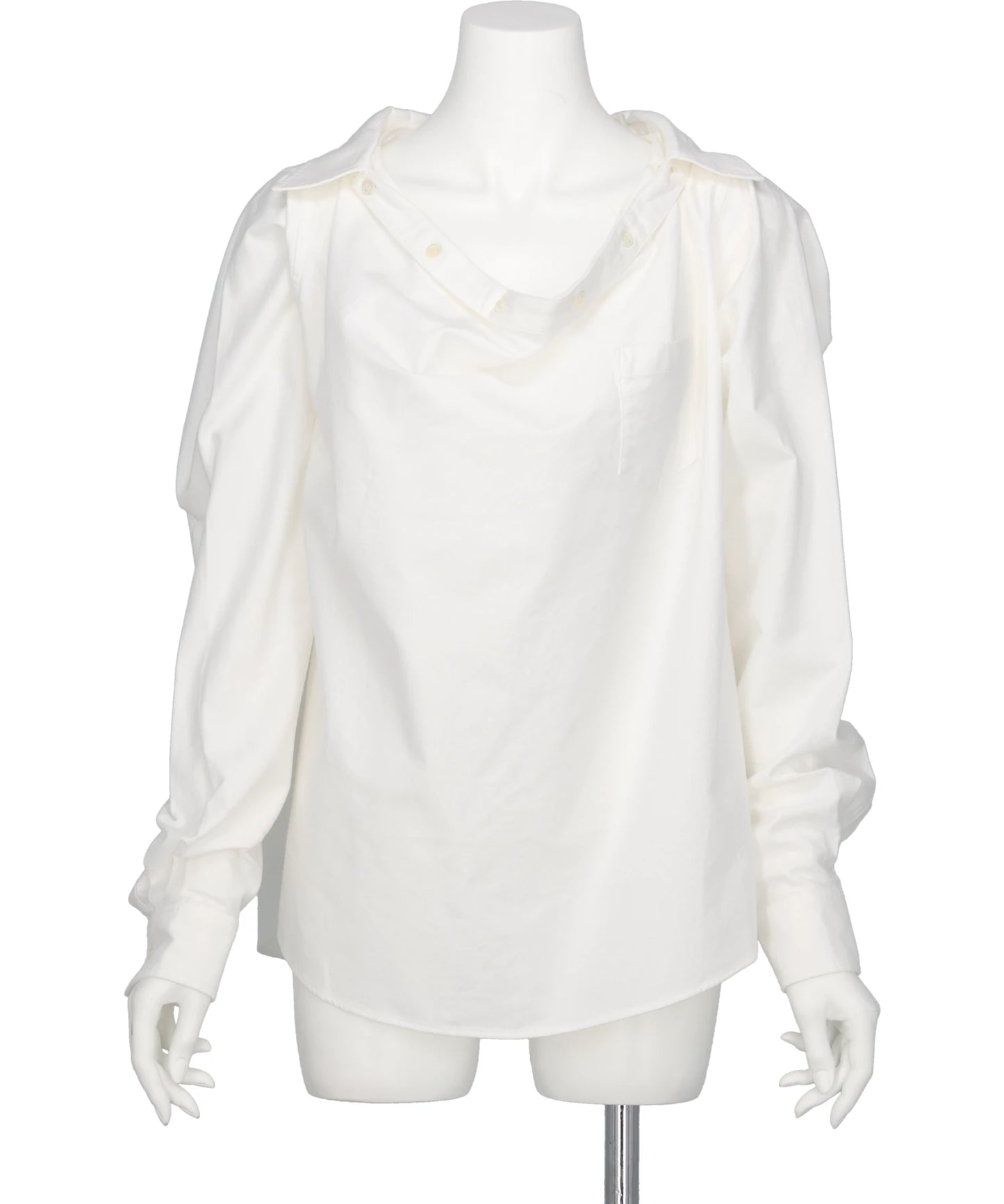 pillings(ピリングス)PS26AW-601 WIDE-NECK SHIRT