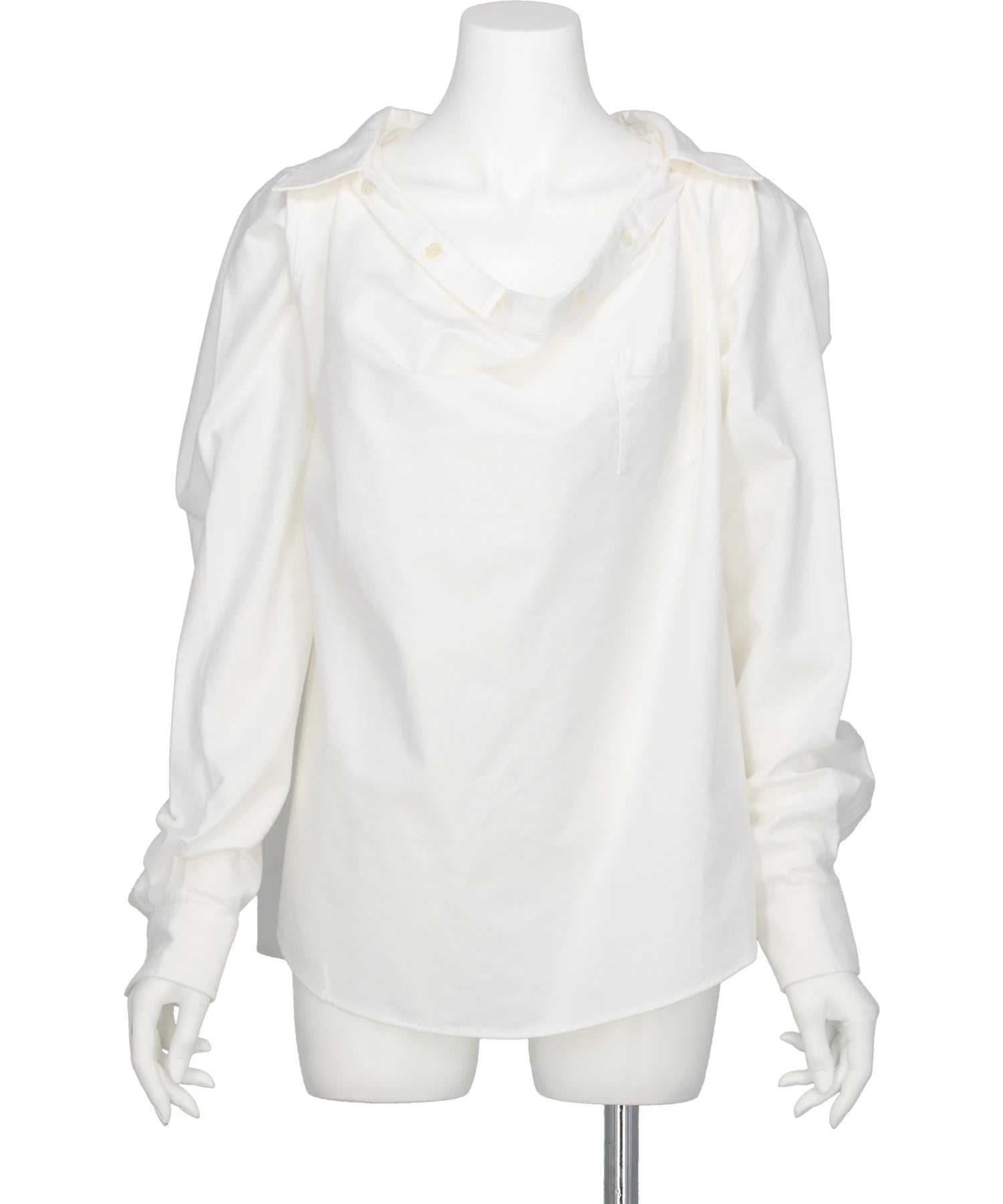 pillings(ピリングス)PS26AW-601 WIDE-NECK SHIRT