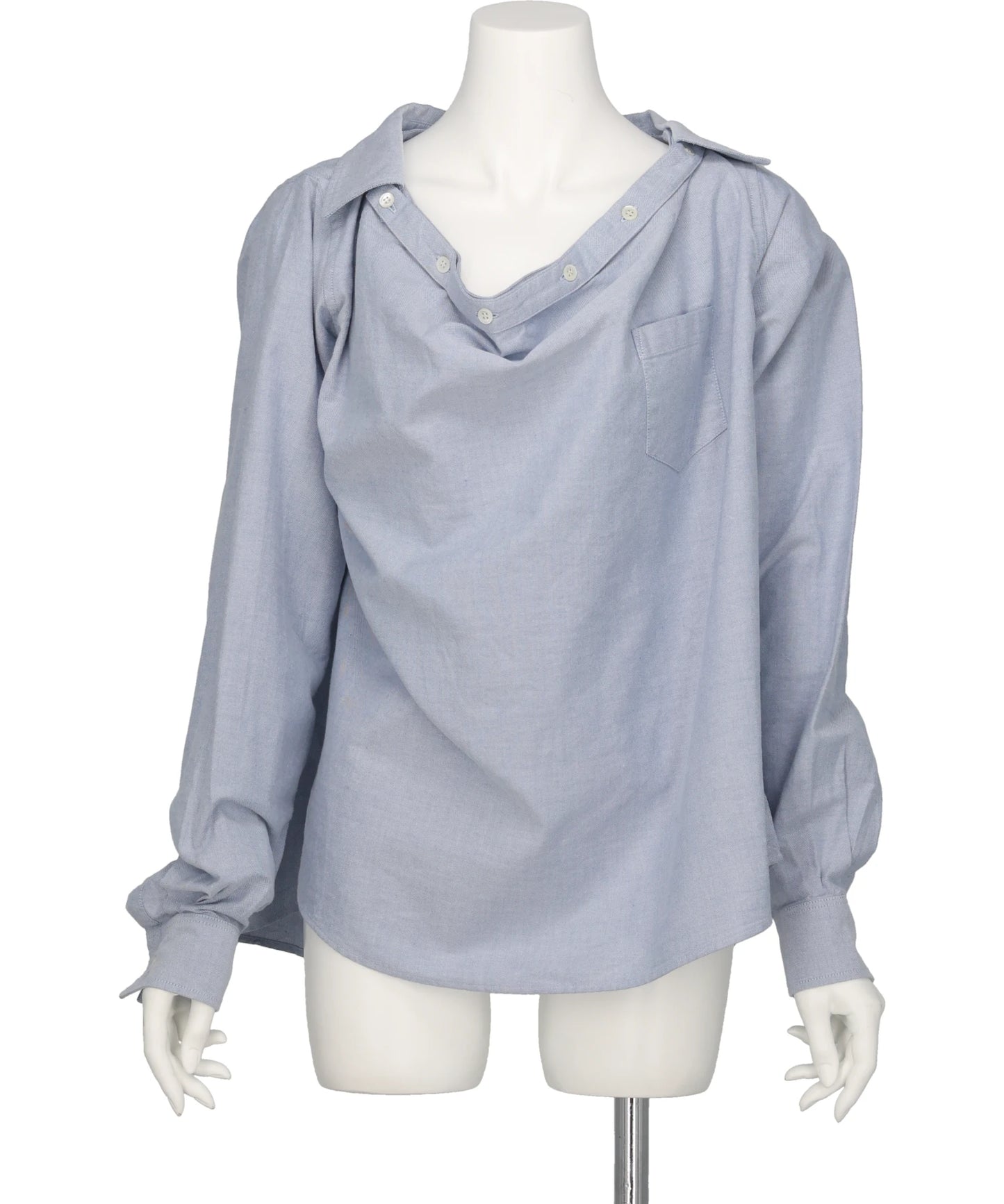 pillings(ピリングス)PS26AW-601 WIDE-NECK SHIRT