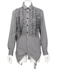 naokitomizuka 3-WAY FRILL CAMI SHIRT