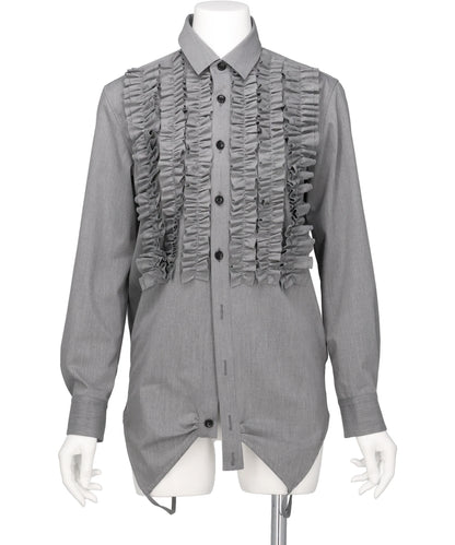 naokitomizuka 3-WAY FRILL CAMI SHIRT