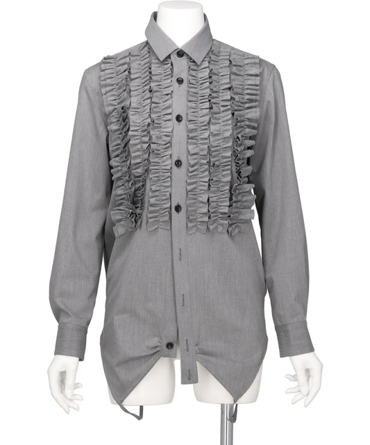 naokitomizuka 3-WAY FRILL CAMI SHIRT