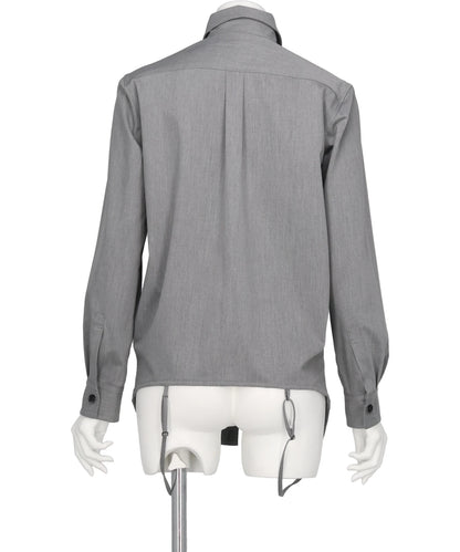 3-WAY FRILL CAMI SHIRT
