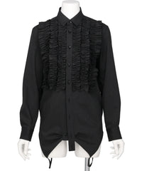 naokitomizuka 3-WAY FRILL CAMI SHIRT