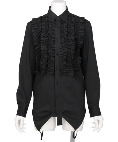 naokitomizuka 3-WAY FRILL CAMI SHIRT