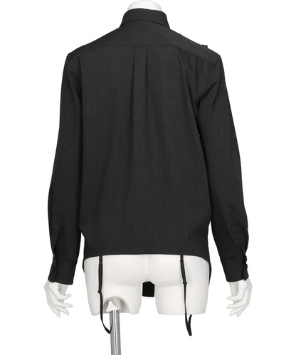 3-WAY FRILL CAMI SHIRT