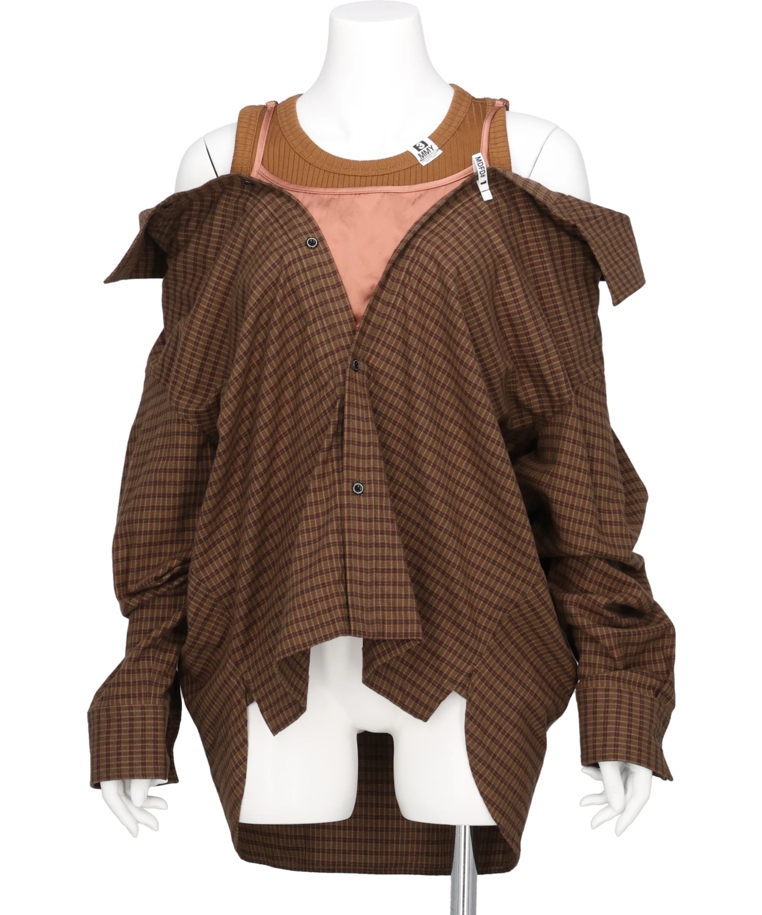 Maison MIHARA YASUHIRO(メゾンミハラヤスヒロ) 2026AW LAYERED STRIPE SHIRTS K17SH421