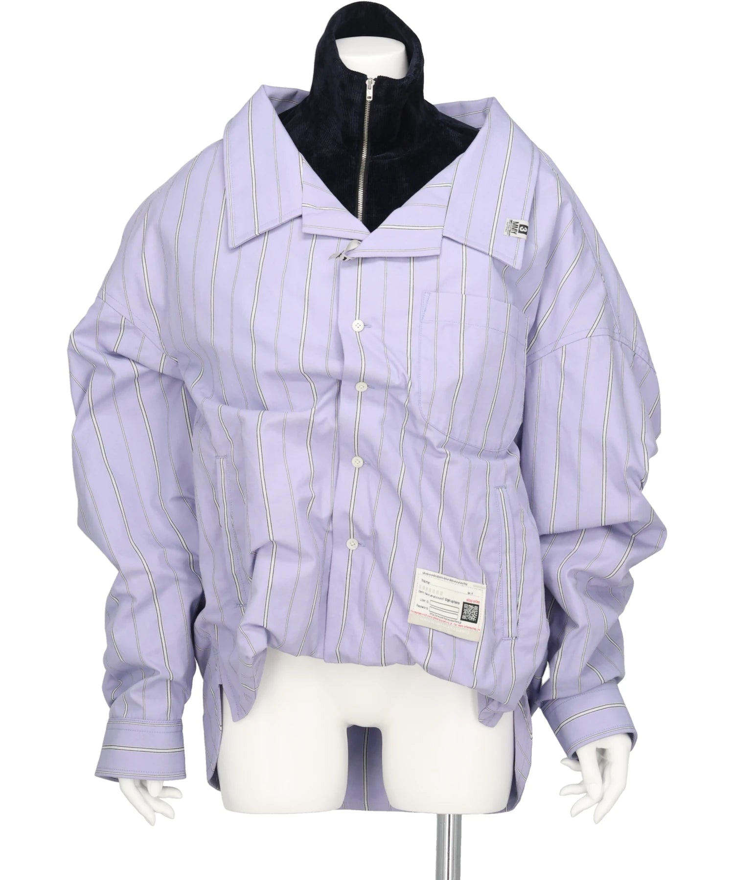 Maison MIHARA YASUHIRO(メゾンミハラヤスヒロ) 2026AW LAYERED STRIPE SHIRTS　B17SH221