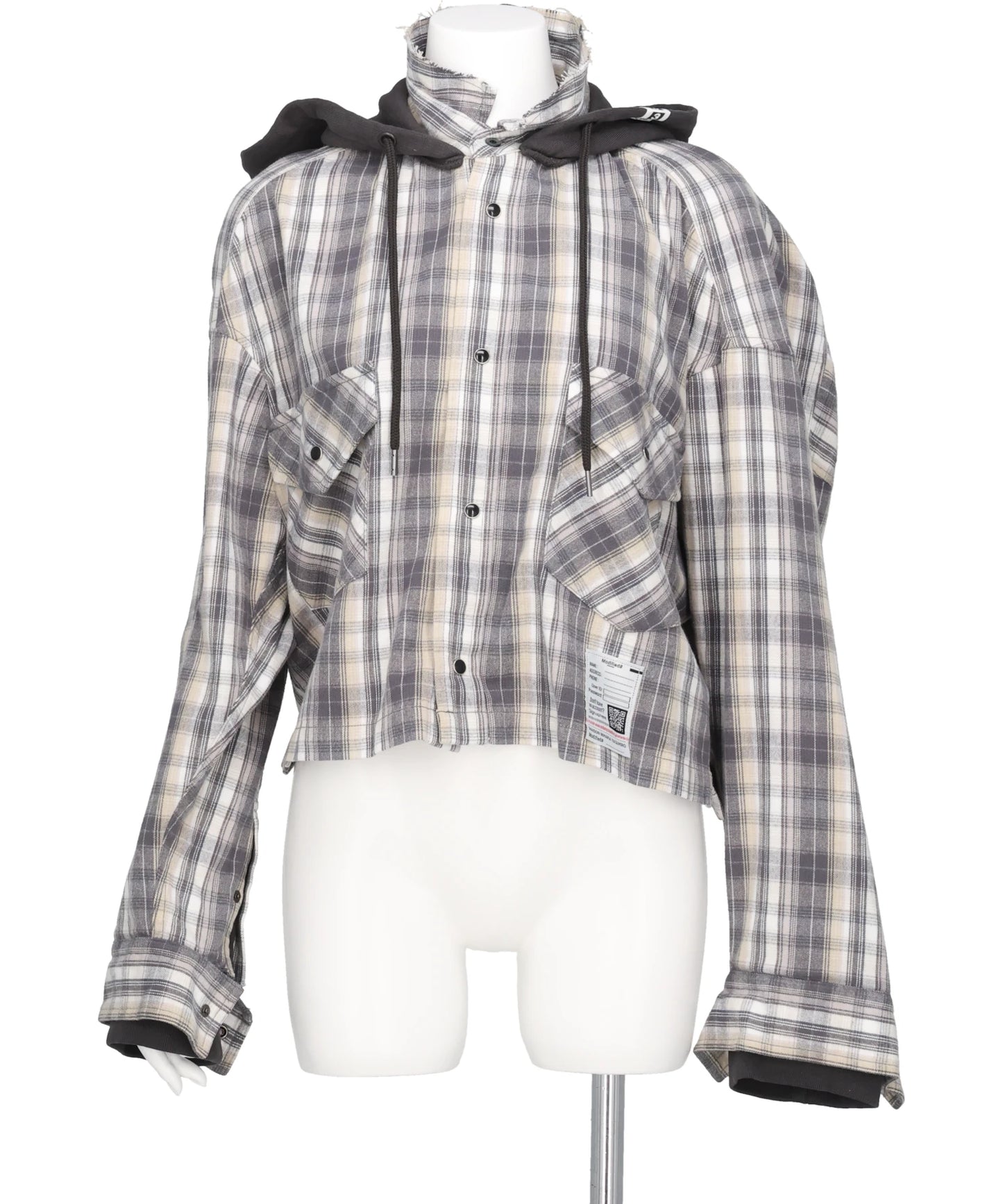 Maison MIHARA YASUHIRO(メゾンミハラヤスヒロ) 2026AW HOODIES CHECK SHIRTS K17SH441