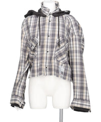 Maison MIHARA YASUHIRO(メゾンミハラヤスヒロ) 2026AW HOODIES CHECK SHIRTS K17SH441