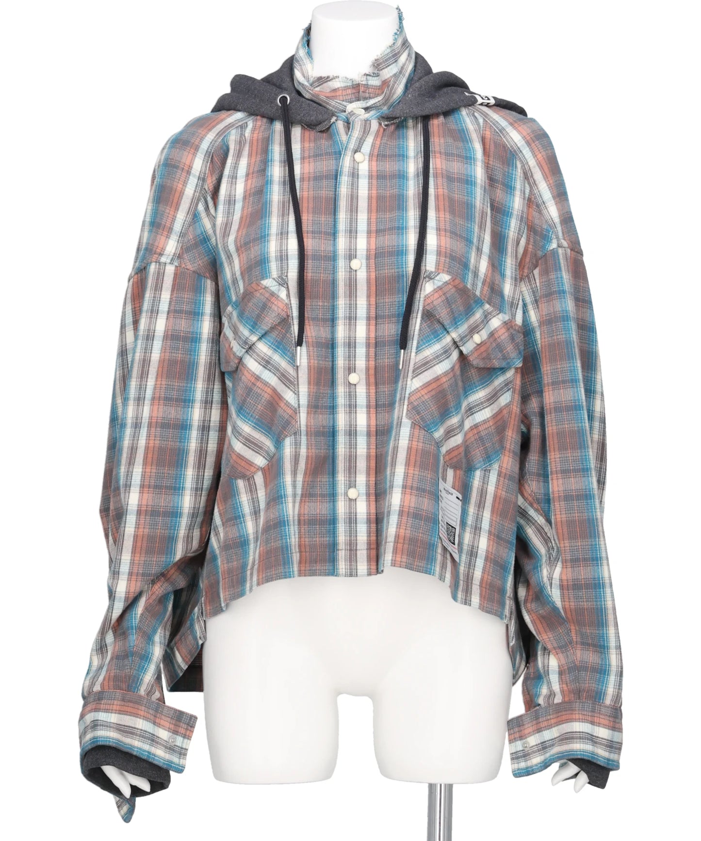 Maison MIHARA YASUHIRO(メゾンミハラヤスヒロ) 2026AW HOODIES CHECK SHIRTS K17SH441