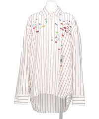 Maison MIHARA YASUHIRO(メゾンミハラヤスヒロ) 2026AW STRIPE SHIRTS WITH KIDS STICKERS K17SH471