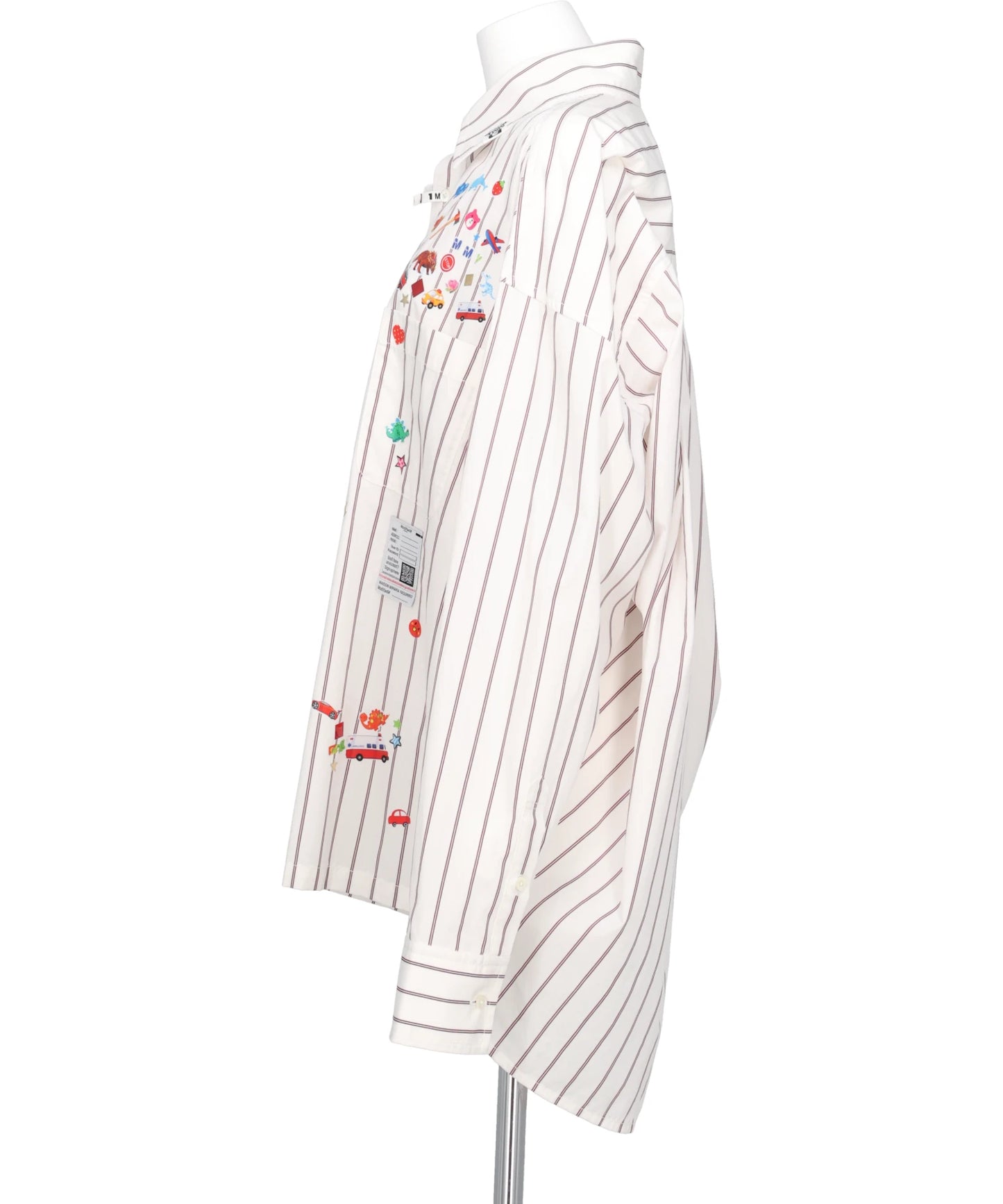 STRIPE SHIRTS WITH KIDS STICKERS