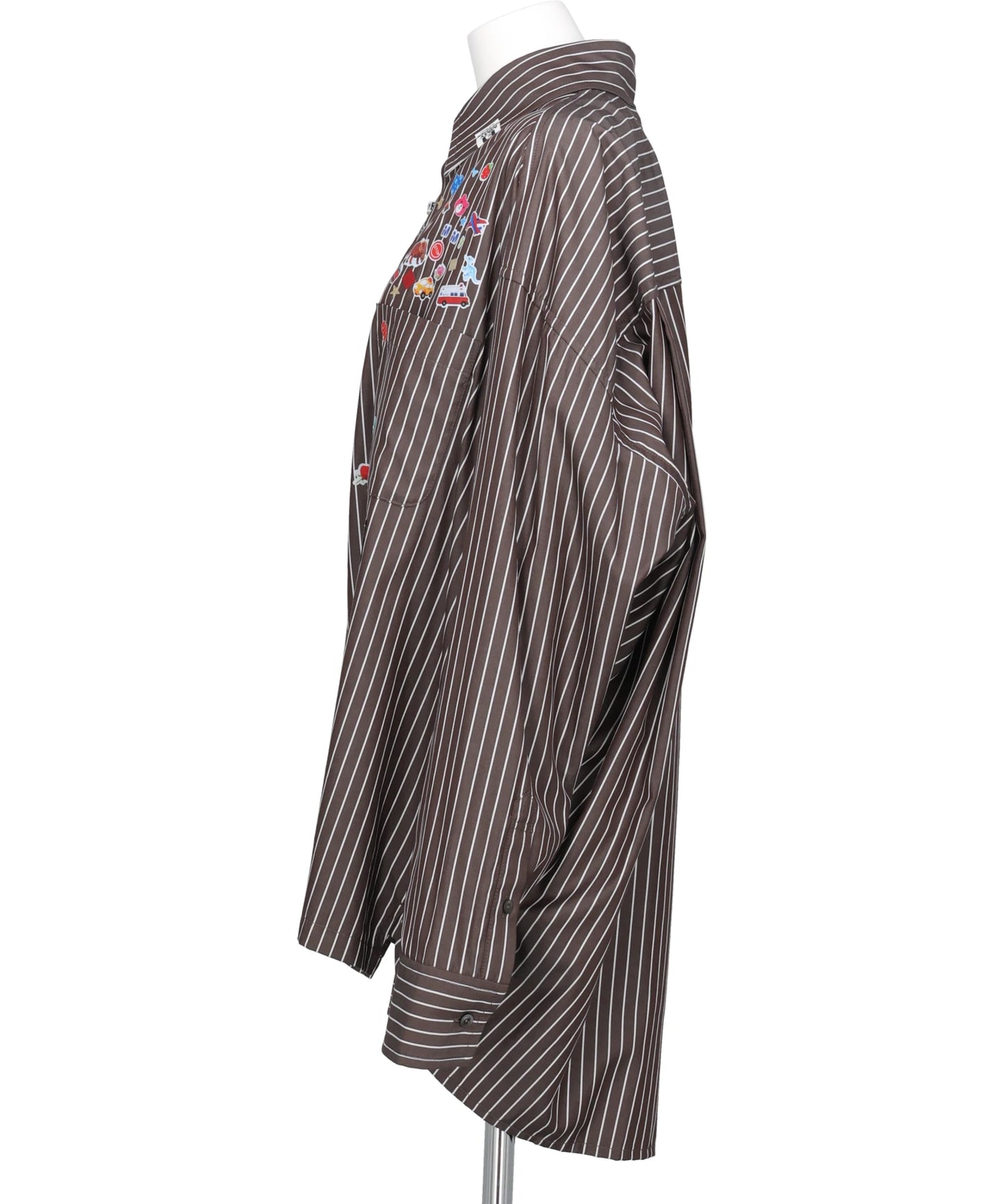 STRIPE SHIRTS WITH KIDS STICKERS
