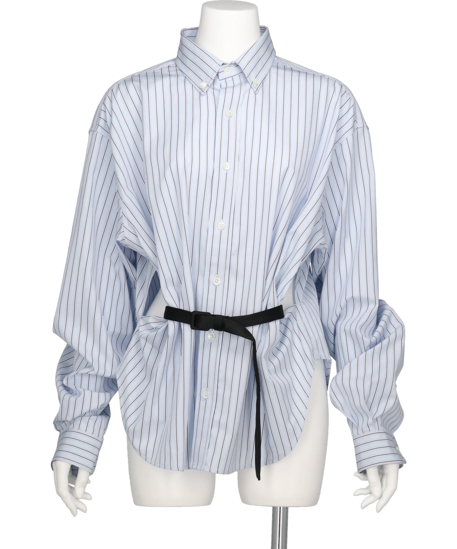 VAQUERA NYC（ヴァケラ）2026AW BELTED BUTTON DOWN WOVEN VAQ12B006