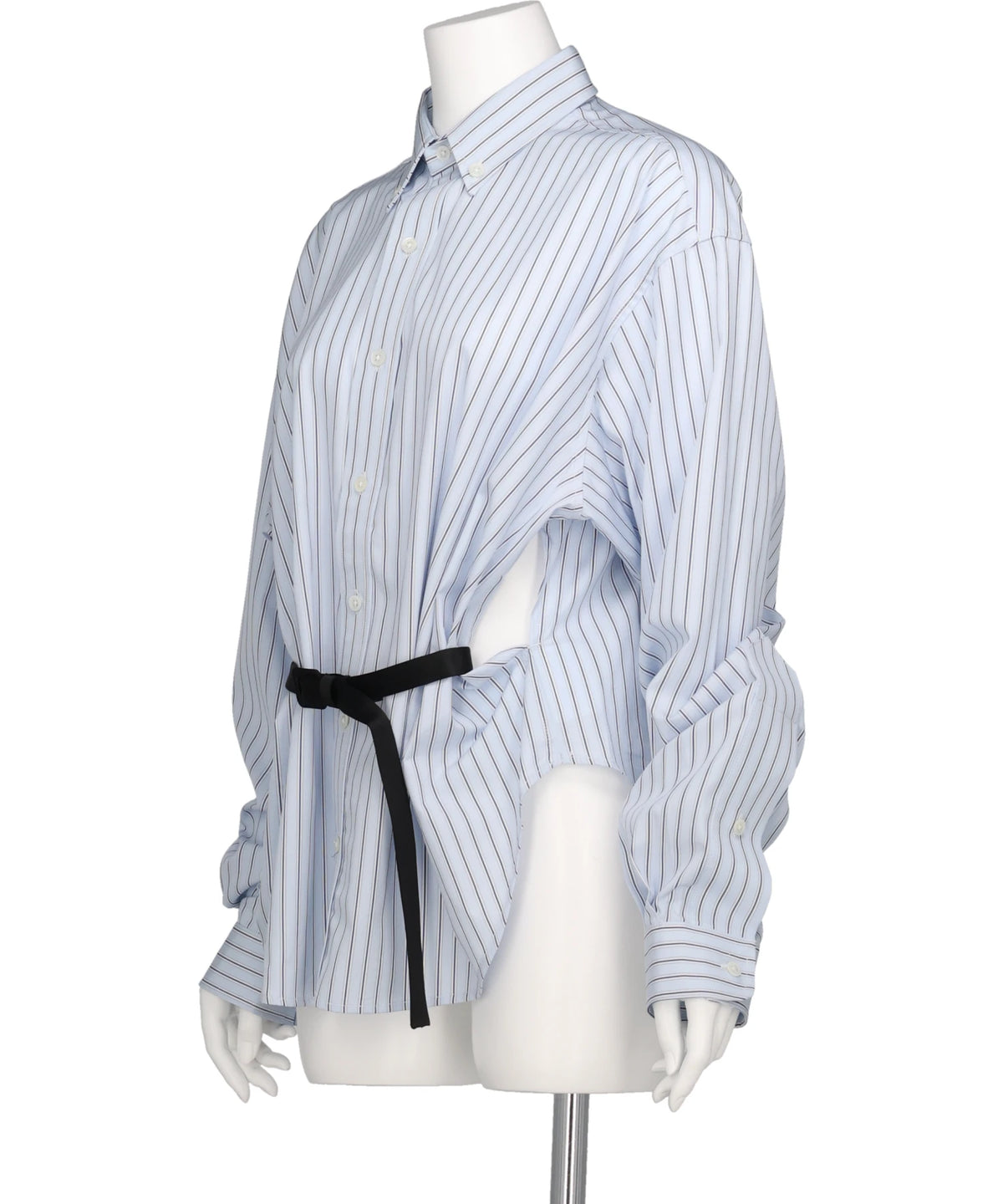 BELTED BUTTON DOWN WOVEN