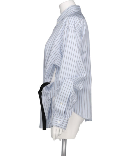 BELTED BUTTON DOWN WOVEN