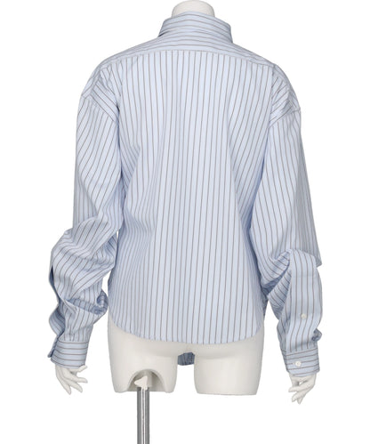 BELTED BUTTON DOWN WOVEN