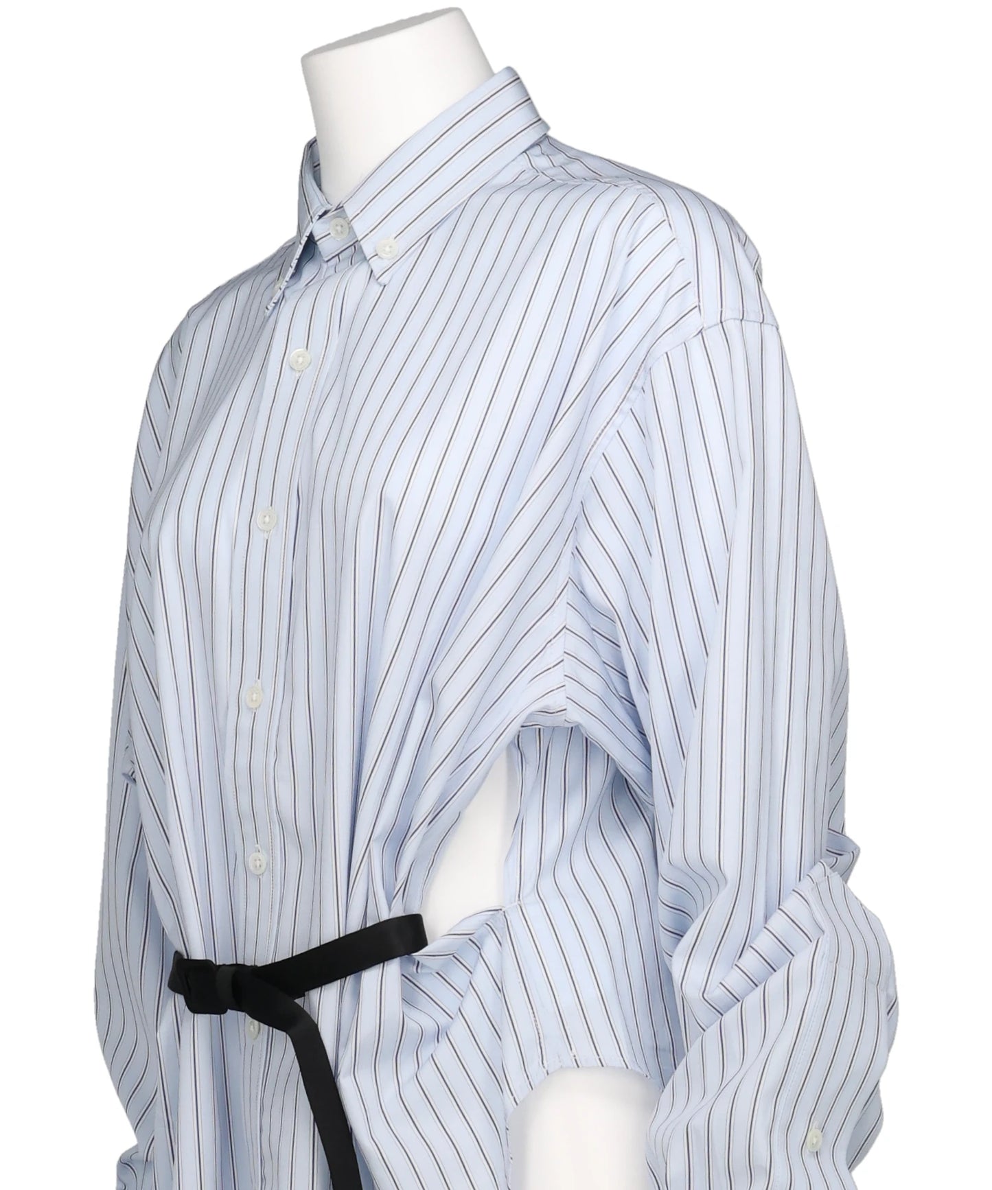 BELTED BUTTON DOWN WOVEN