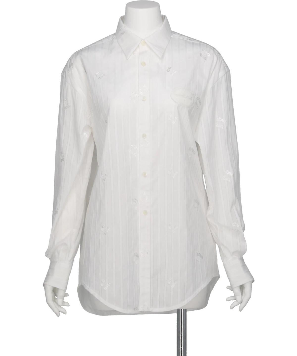 tanakadaisuke CHERRY EMBROIDERY LONG SLEEVE SHIRT