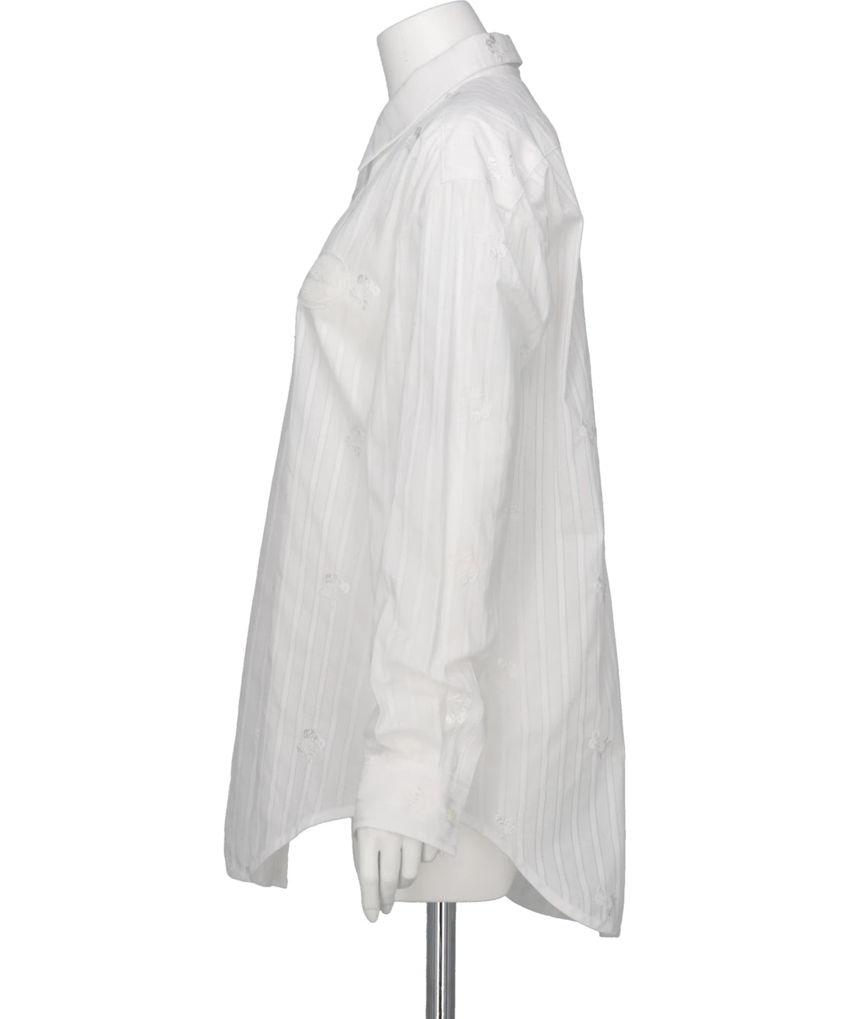 CHERRY EMBROIDERY LONG SLEEVE SHIRT