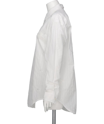 CHERRY EMBROIDERY LONG SLEEVE SHIRT