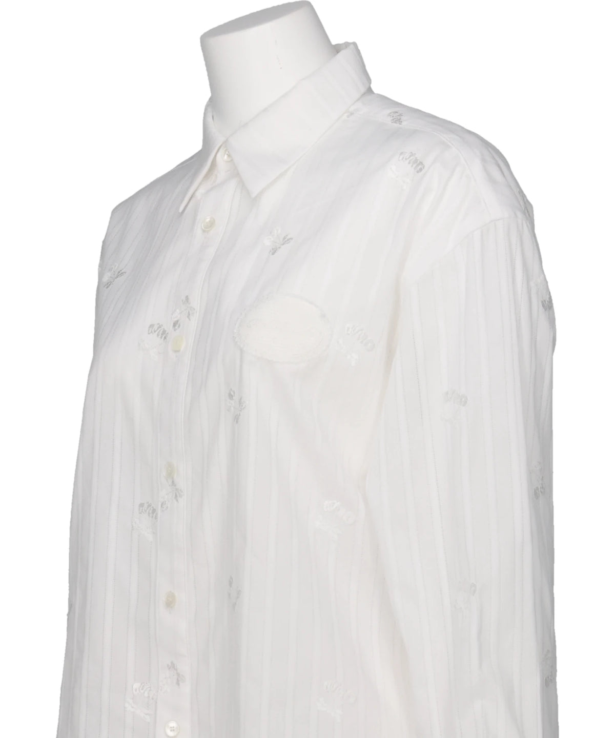 CHERRY EMBROIDERY LONG SLEEVE SHIRT