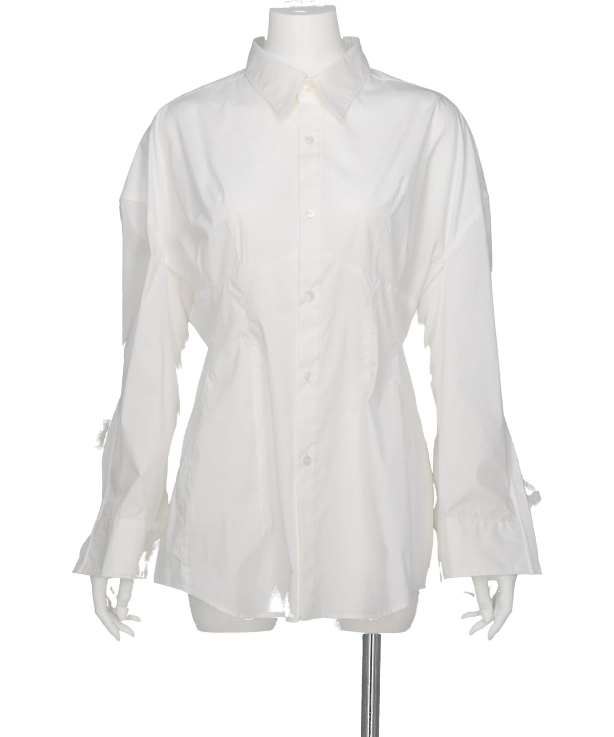 TULLE SLEEVE SHIRT