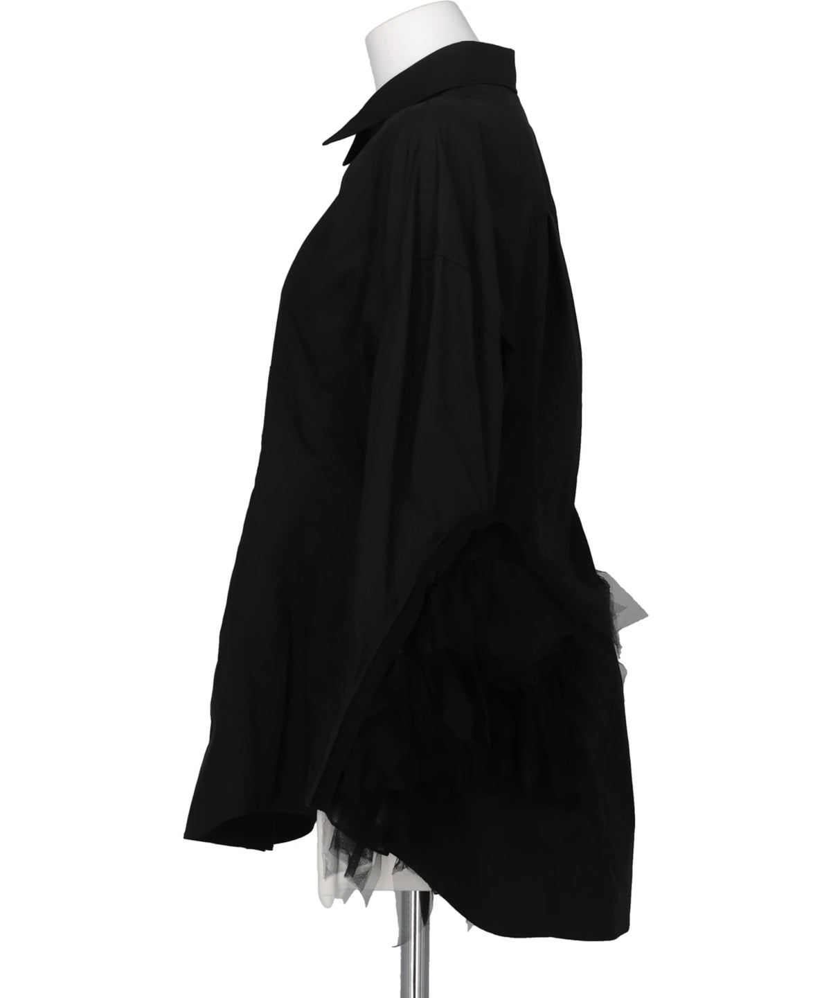 TULLE SLEEVE SHIRT