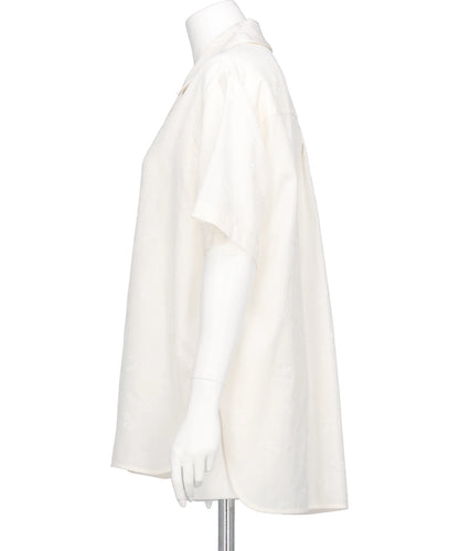 KARAKO JACQUARD OPEN COLLAR SHIRT