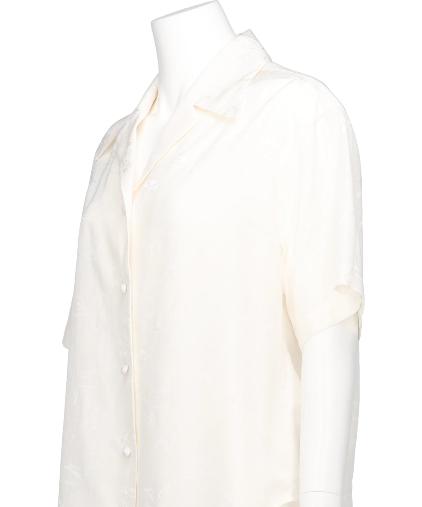 KARAKO JACQUARD OPEN COLLAR SHIRT