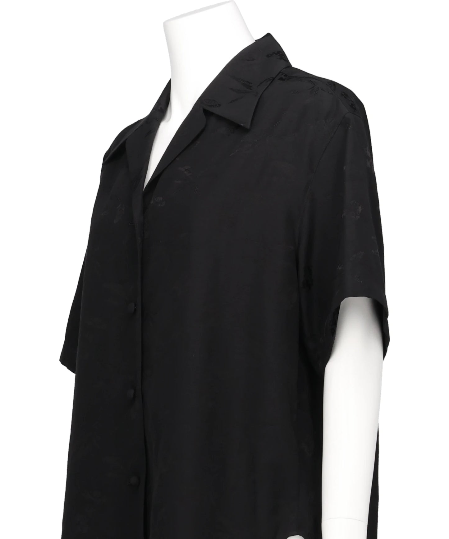 KARAKO JACQUARD OPEN COLLAR SHIRT