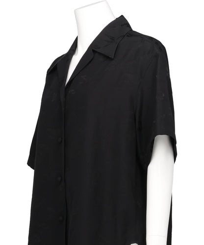 KARAKO JACQUARD OPEN COLLAR SHIRT