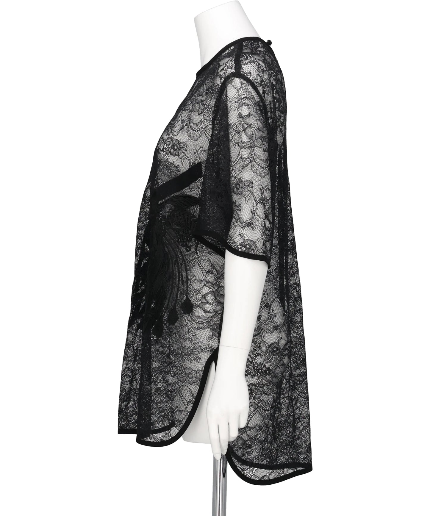RASCHEL LACE EMBROIDERED TOP