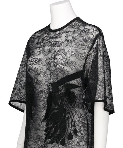 RASCHEL LACE EMBROIDERED TOP
