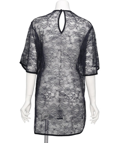 RASCHEL LACE EMBROIDERED TOP