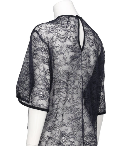 RASCHEL LACE EMBROIDERED TOP