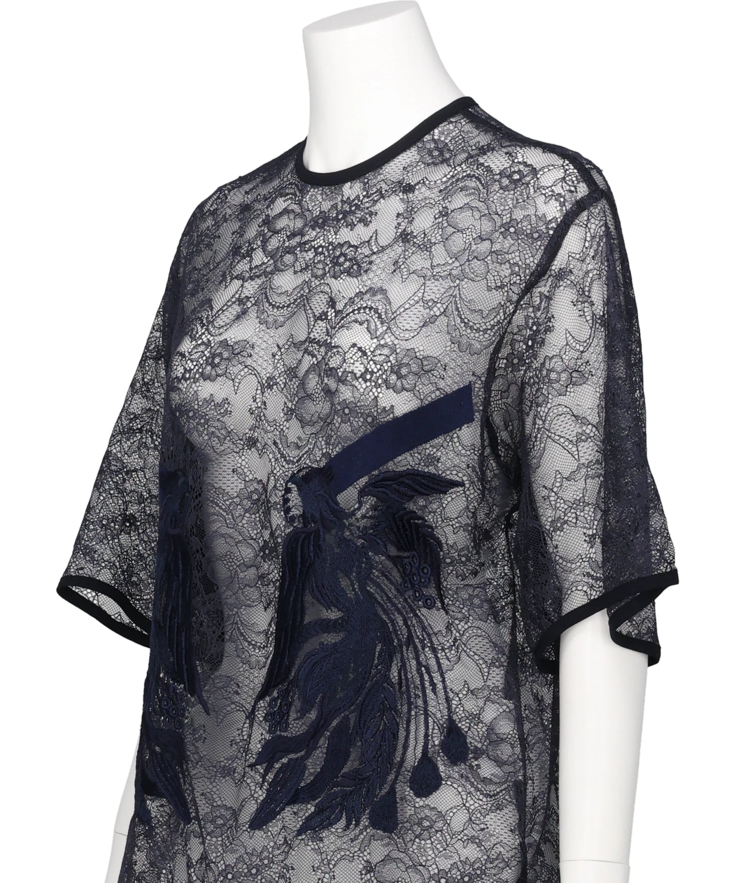 RASCHEL LACE EMBROIDERED TOP