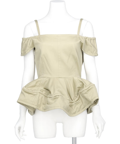 OFF SHOULDER PEPLUM TOPS