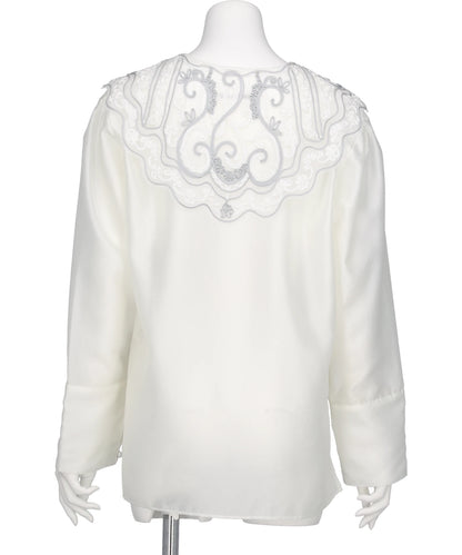 LACE COLLAR BLOUSE