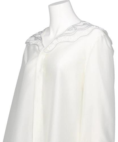 LACE COLLAR BLOUSE